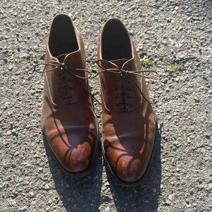 Classic Brown Leather Men's Shoes To Boot New York size 9